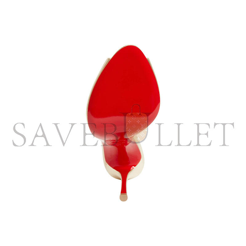 CHRISTIAN LOUBOUTIN ME DOLLY PEEP TOE SLIDE SANDAL 